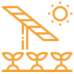 zonnepaneel met zon logo